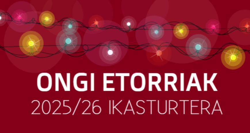 2025-26 ikasturtea hasi da. 